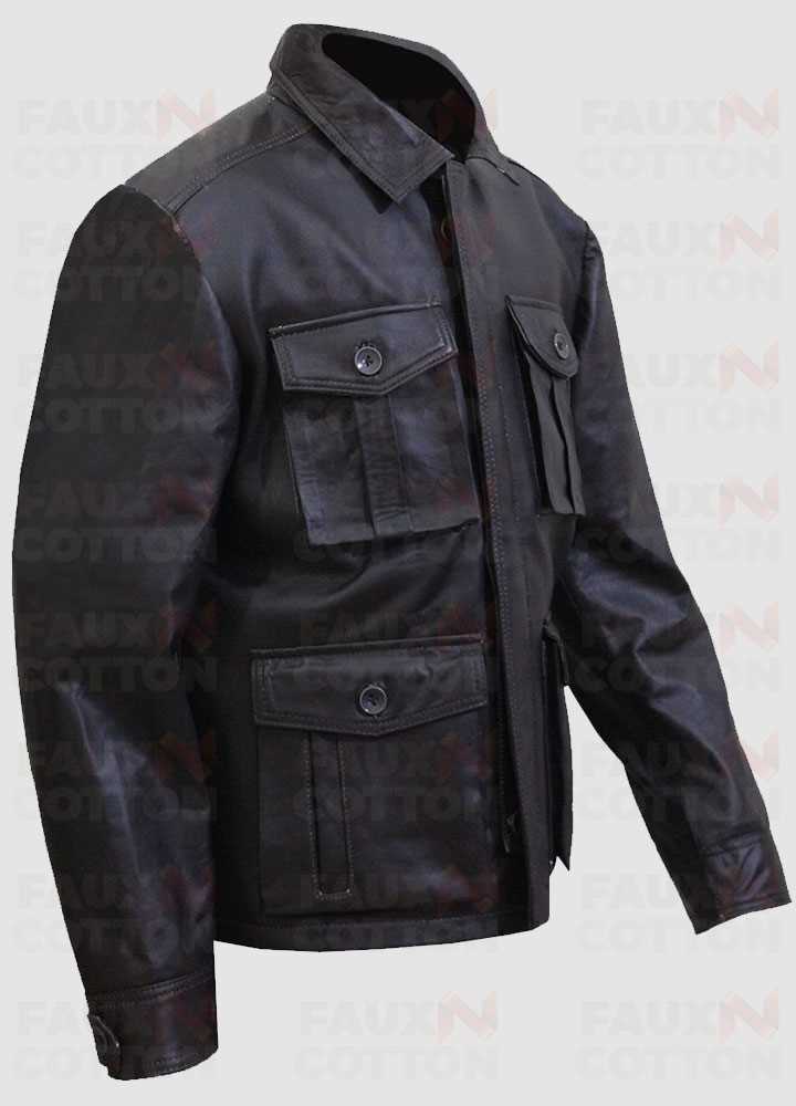 Supernatural Jensen Ackles Season 7 Brown Leather Jacket